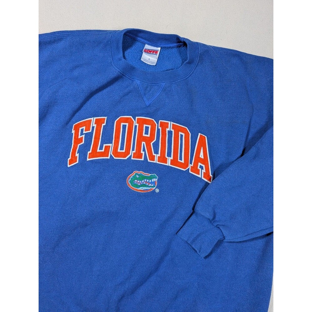 Vintage Soffe Fleece Florida Gators Crewneck Sweatshirt L NCAA Football USA